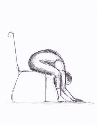 Chair yoga, image copyright Ara Eden